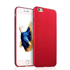 Funda Dura Plastico Rigida Mate para Apple iPhone 6S Plus Rojo