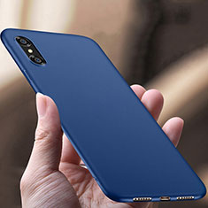 Funda Dura Plastico Rigida Mate para Apple iPhone Xs Max Azul