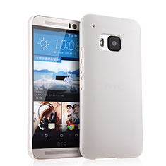 Funda Dura Plastico Rigida Mate para HTC One M9 Blanco