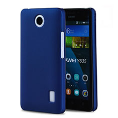 Funda Dura Plastico Rigida Mate para Huawei Ascend Y635 Dual SIM Azul