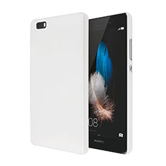 Funda Dura Plastico Rigida Mate para Huawei P8 Lite Blanco