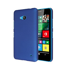 Funda Dura Plastico Rigida Mate para Microsoft Lumia 640 Azul