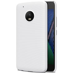 Funda Dura Plastico Rigida Mate para Motorola Moto G5 Plus Blanco
