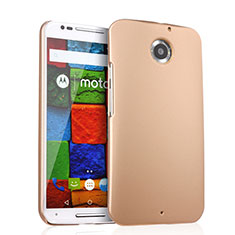 Funda Dura Plastico Rigida Mate para Motorola Moto X (2nd Gen) Oro