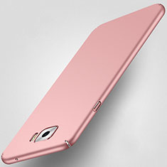 Funda Dura Plastico Rigida Mate para Samsung Galaxy C7 Pro C7010 Oro Rosa
