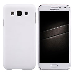 Funda Dura Plastico Rigida Mate para Samsung Galaxy E5 SM-E500F E500H Blanco