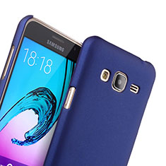 Funda Dura Plastico Rigida Mate para Samsung Galaxy J3 Azul