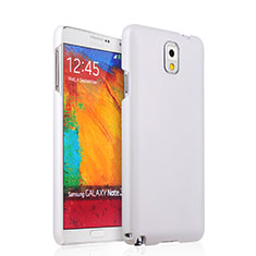 Funda Dura Plastico Rigida Mate para Samsung Galaxy Note 3 N9000 Blanco