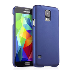 Funda Dura Plastico Rigida Mate para Samsung Galaxy S5 Duos Plus Azul