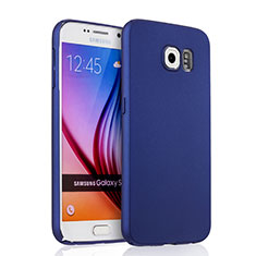 Funda Dura Plastico Rigida Mate para Samsung Galaxy S6 Duos SM-G920F G9200 Azul