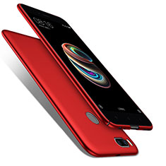 Funda Dura Plastico Rigida Mate para Xiaomi Mi A1 Rojo