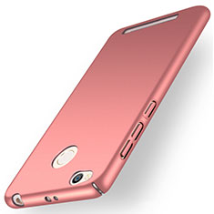 Funda Dura Plastico Rigida Mate para Xiaomi Redmi 3 High Edition Oro Rosa