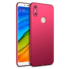 Funda Dura Plastico Rigida Mate para Xiaomi Redmi Note 5 AI Dual Camera Rojo
