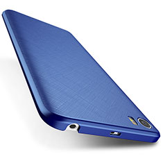 Funda Dura Plastico Rigida Mate Twill para Xiaomi Mi 5 Azul