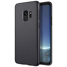 Funda Dura Plastico Rigida Perforada M01 para Samsung Galaxy S9 Negro