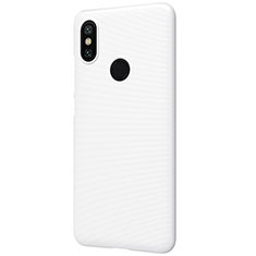 Funda Dura Plastico Rigida Perforada M01 para Xiaomi Mi 6X Blanco