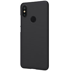 Funda Dura Plastico Rigida Perforada M01 para Xiaomi Mi 6X Negro