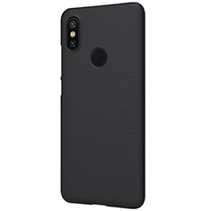 Funda Dura Plastico Rigida Perforada M01 para Xiaomi Mi A2 Negro