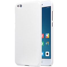Funda Dura Plastico Rigida Perforada para Xiaomi Mi 5C Blanco