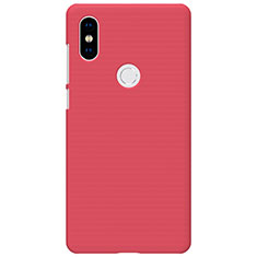 Funda Dura Plastico Rigida Perforada para Xiaomi Mi Mix 2S Rojo