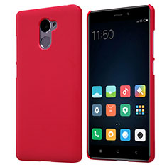 Funda Dura Plastico Rigida Perforada para Xiaomi Redmi 4 Standard Edition Rojo