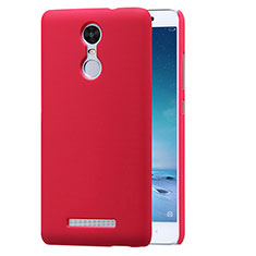 Funda Dura Plastico Rigida Perforada para Xiaomi Redmi Note 3 MediaTek Rojo