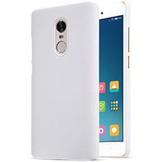 Funda Dura Plastico Rigida Perforada para Xiaomi Redmi Note 4X Blanco