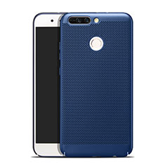 Funda Dura Plastico Rigida Perforada W01 para Huawei Honor 8 Pro Azul