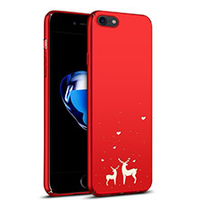 Funda Dura Plastico Rigida Reno para Apple iPhone 7 Rojo