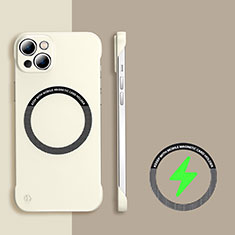 Funda Dura Plastico Rigida Sin Marco Carcasa Mate con Mag-Safe Magnetic para Apple iPhone 13 Blanco