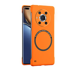 Funda Dura Plastico Rigida Sin Marco Carcasa Mate con Mag-Safe Magnetic para Huawei Honor Magic3 5G Naranja