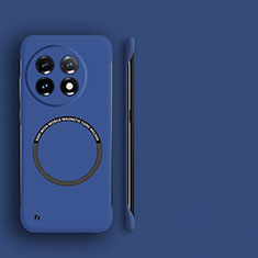 Funda Dura Plastico Rigida Sin Marco Carcasa Mate con Mag-Safe Magnetic para OnePlus 11 5G Azul