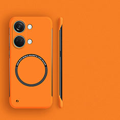 Funda Dura Plastico Rigida Sin Marco Carcasa Mate con Mag-Safe Magnetic para OnePlus Nord 3 5G Naranja