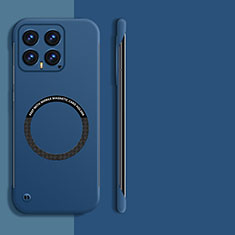 Funda Dura Plastico Rigida Sin Marco Carcasa Mate con Mag-Safe Magnetic para Xiaomi Mi 14 5G Azul