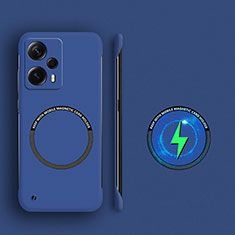 Funda Dura Plastico Rigida Sin Marco Carcasa Mate con Mag-Safe Magnetic para Xiaomi Poco F5 5G Azul