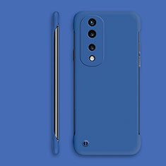 Funda Dura Plastico Rigida Sin Marco Carcasa Mate P01 para Huawei Honor 70 Pro 5G Azul