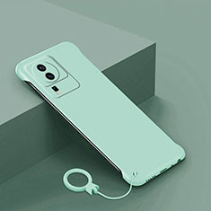 Funda Dura Plastico Rigida Sin Marco Carcasa Mate P01 para Vivo iQOO Neo7 5G Menta Verde