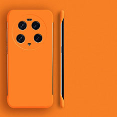 Funda Dura Plastico Rigida Sin Marco Carcasa Mate P01 para Xiaomi Mi 13 Ultra 5G Naranja