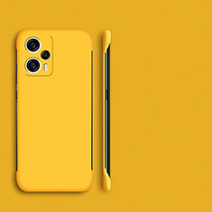 Funda Dura Plastico Rigida Sin Marco Carcasa Mate P01 para Xiaomi Poco F5 5G Amarillo
