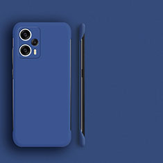 Funda Dura Plastico Rigida Sin Marco Carcasa Mate P01 para Xiaomi Poco F5 5G Azul