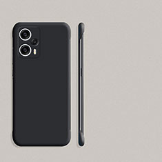 Funda Dura Plastico Rigida Sin Marco Carcasa Mate P01 para Xiaomi Poco F5 5G Negro