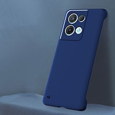 Funda Dura Plastico Rigida Sin Marco Carcasa Mate P01 para Xiaomi Redmi Note 13 5G Azul