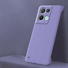 Funda Dura Plastico Rigida Sin Marco Carcasa Mate P01 para Xiaomi Redmi Note 13 5G Purpura Claro