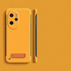 Funda Dura Plastico Rigida Sin Marco Carcasa Mate para Huawei Honor 100 Pro 5G Amarillo