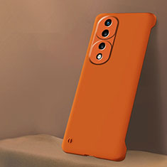 Funda Dura Plastico Rigida Sin Marco Carcasa Mate para Huawei Honor 70 Pro 5G Naranja