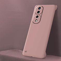 Funda Dura Plastico Rigida Sin Marco Carcasa Mate para Huawei Honor 70 Pro 5G Rosa
