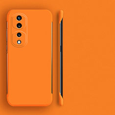 Funda Dura Plastico Rigida Sin Marco Carcasa Mate para Huawei Honor 80 Pro 5G Naranja