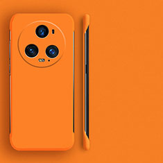 Funda Dura Plastico Rigida Sin Marco Carcasa Mate para Huawei Honor Magic5 Pro 5G Naranja