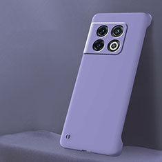 Funda Dura Plastico Rigida Sin Marco Carcasa Mate para OnePlus 10 Pro 5G Purpura Claro