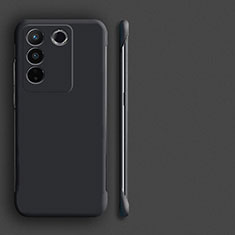 Funda Dura Plastico Rigida Sin Marco Carcasa Mate para Vivo V27 Pro 5G Negro